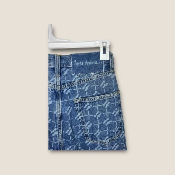Iets Frans Monogram High Waist Jeans Size 25 NWOT - Picture 6 of 8